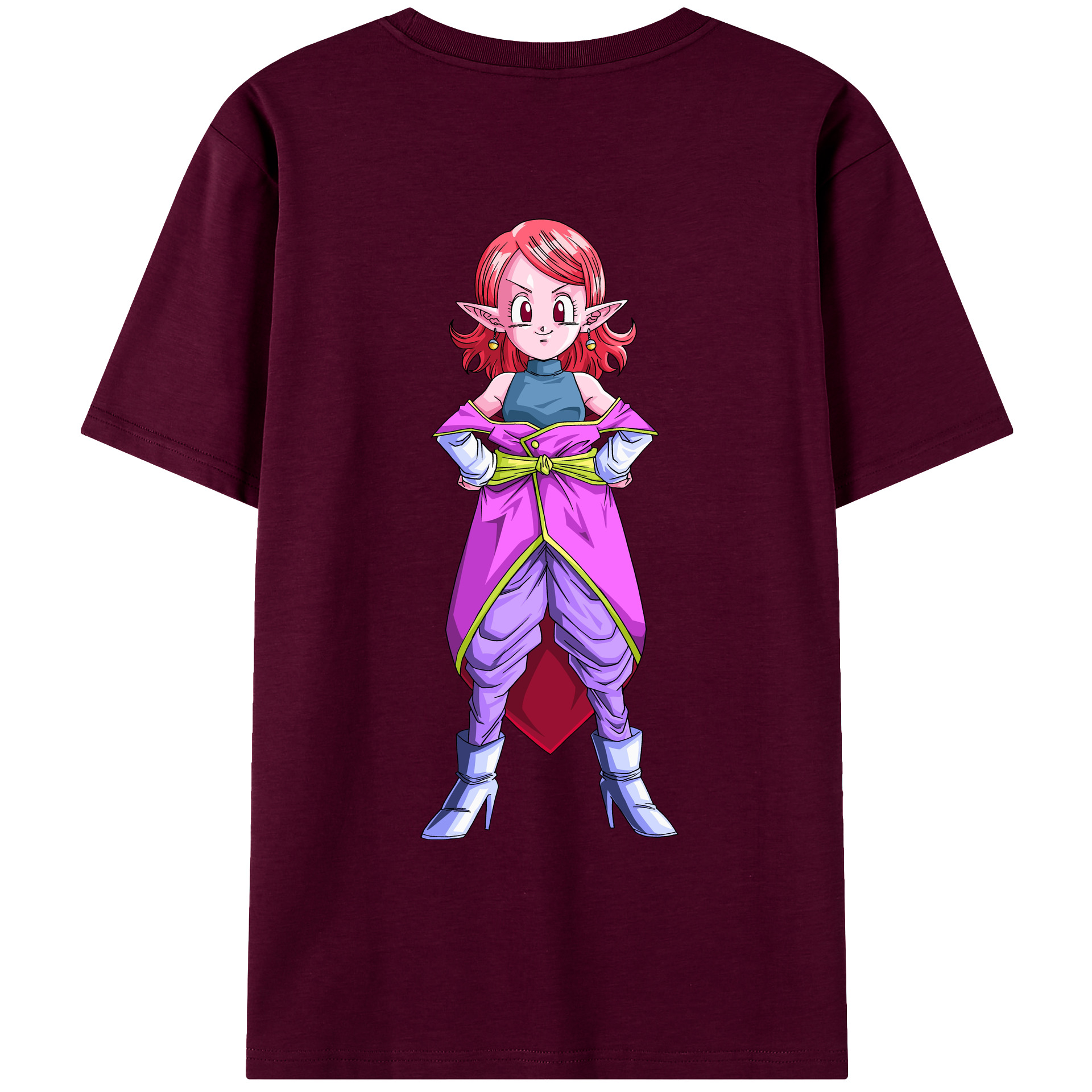 （画像用） ドラゴンボール DRAGON BALL レディース半袖Tシャツ(バックプリント)